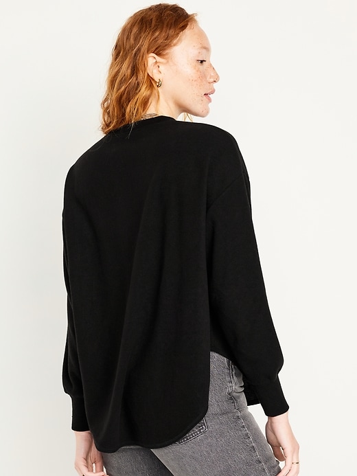 Image number 2 showing, Cozy French-Rib Tunic Sweater