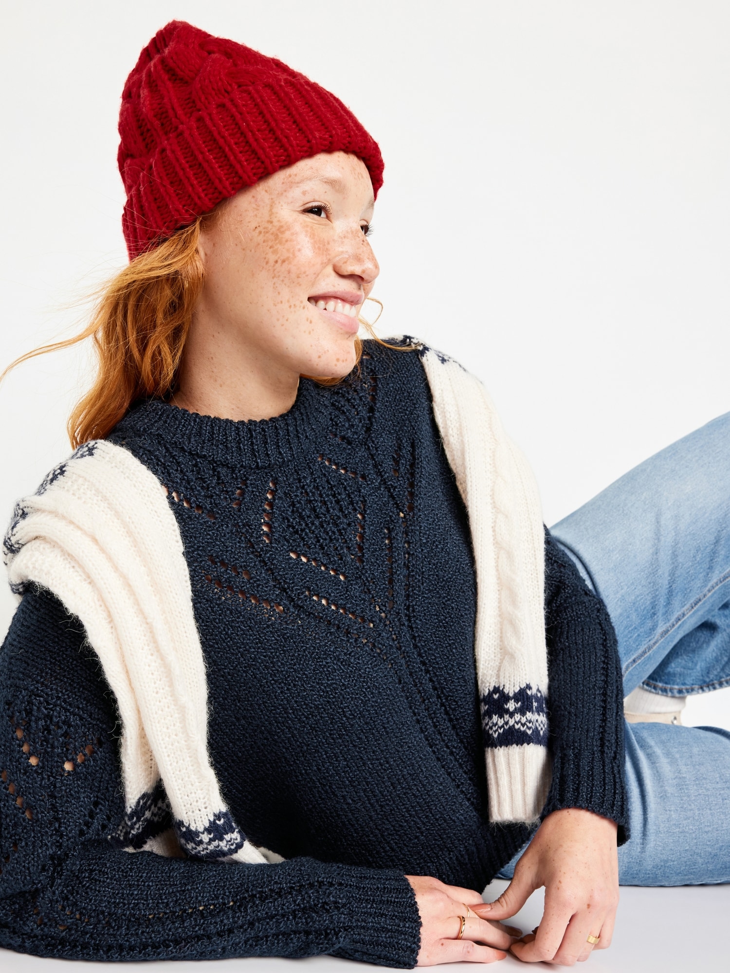 Pointelle Sweater for Women | Old Navy