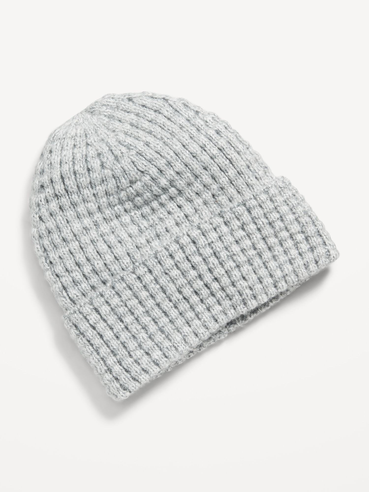 Gender-Neutral Waffle-Knit Beanie for Adults