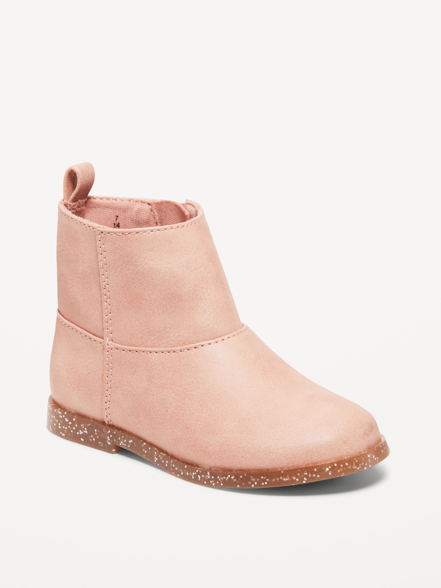 Girls' Pink Recycled Cotton High-Top Sneaker Boots - CHARLES & KEITH BE