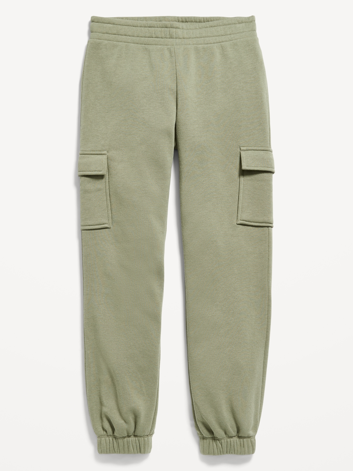 High-Waisted Fleece Cargo Jogger Pants for Girls | Old Navy