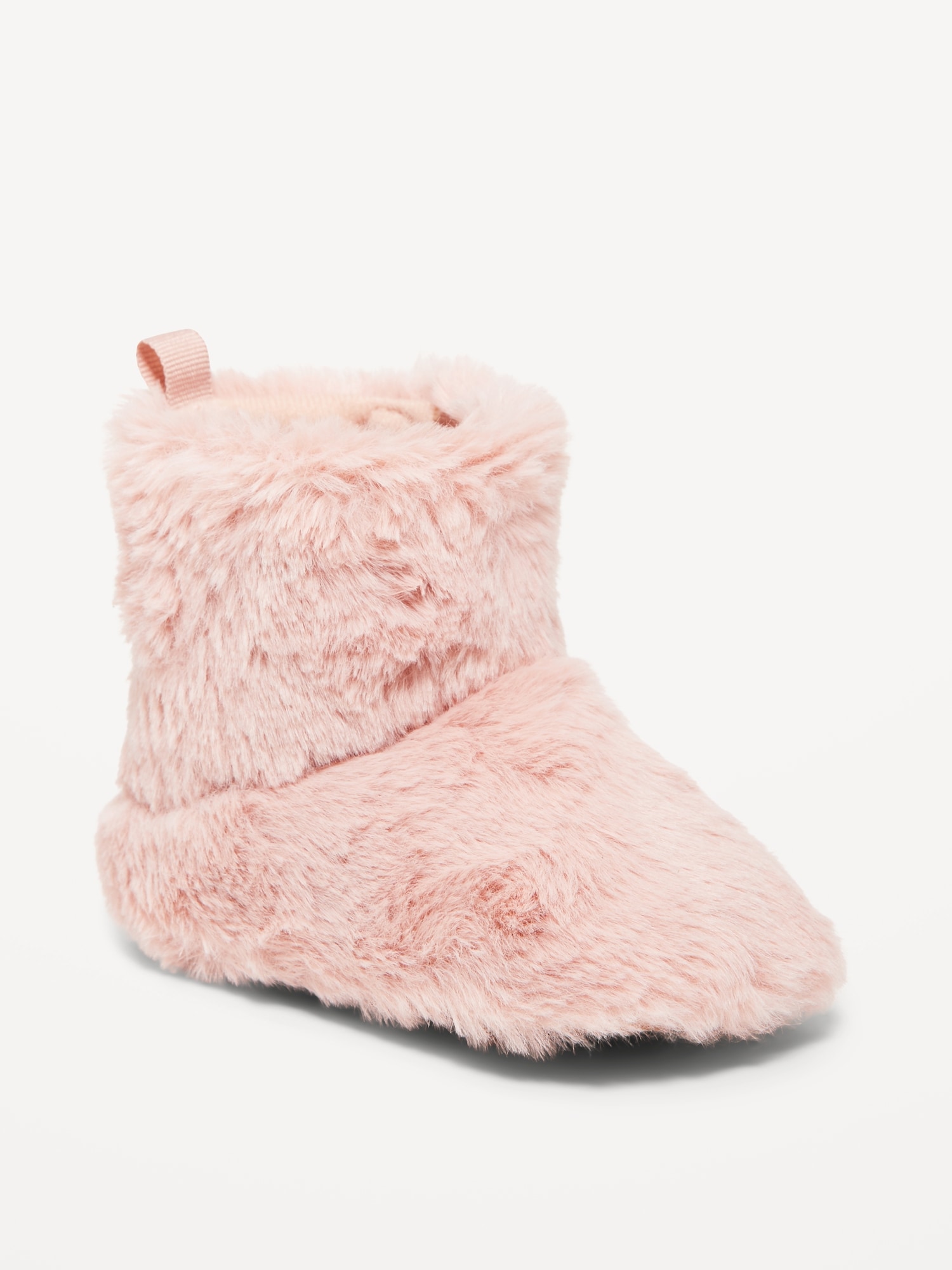 Faux-Fur Booties for Baby