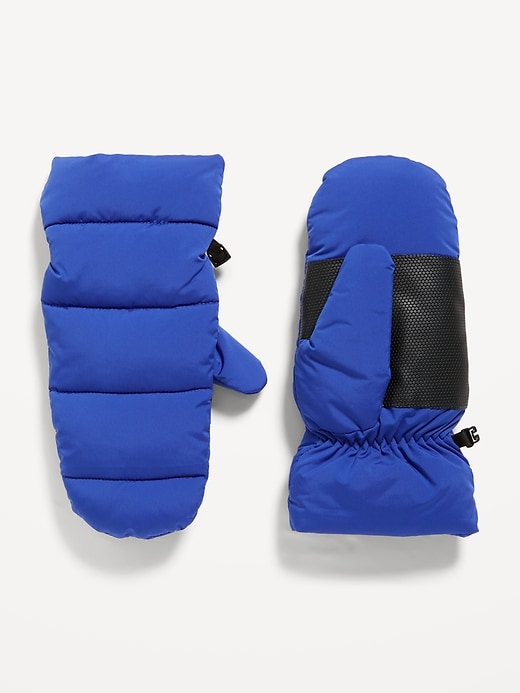 View large product image 1 of 1. Water-Resistant Puffer Snow Mittens