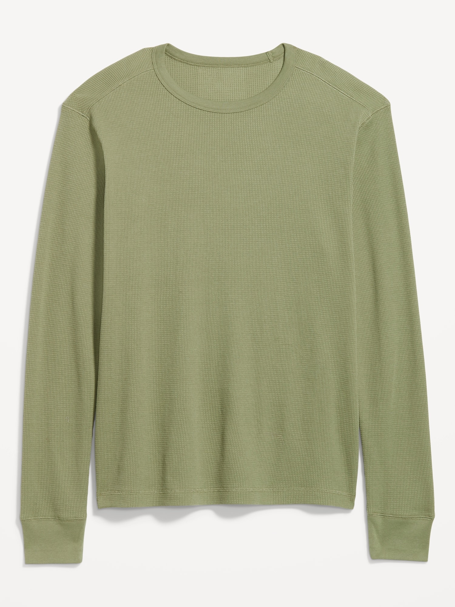 Long-Sleeve Built-In Flex Waffle-Knit T-Shirt | Old Navy