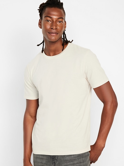 View large product image 2 of 3. Soft-Washed Crew-Neck T-Shirt 3-Pack