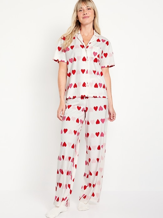 Image number 1 showing, Matching Valentine Print Pajamas