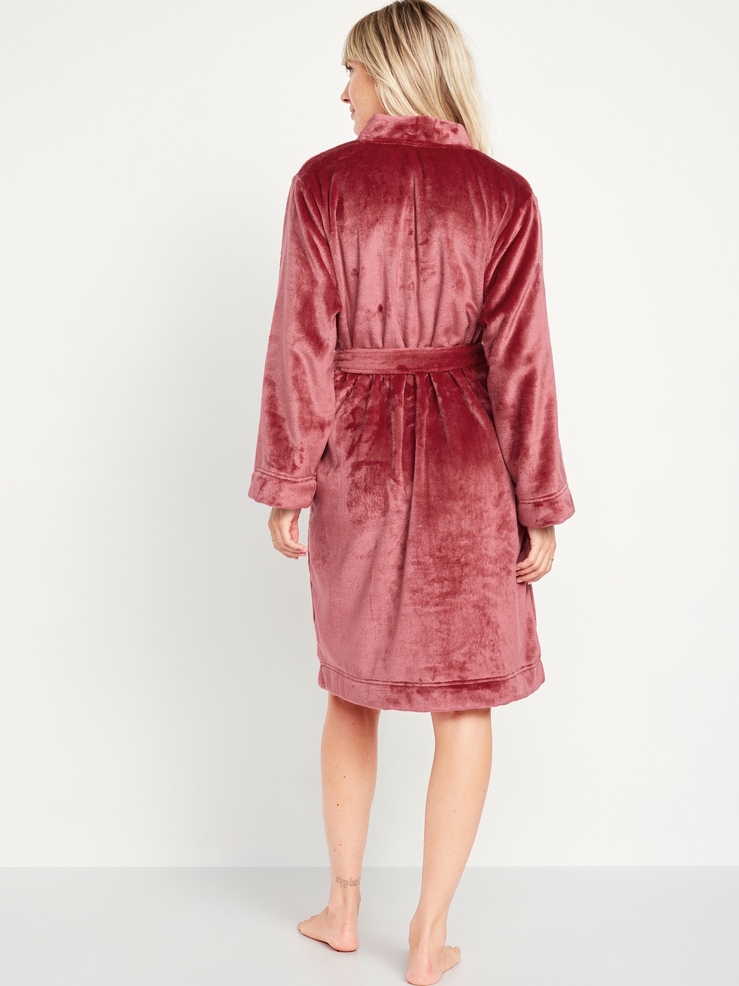 Sherpa Tie-Belt Robe | Old Navy