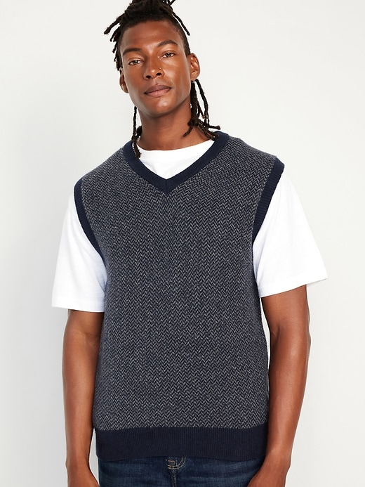 Image number 1 showing, V-Neck Sweater Vest