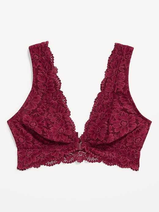 Image number 4 showing, Lace Front-Close Bralette Top