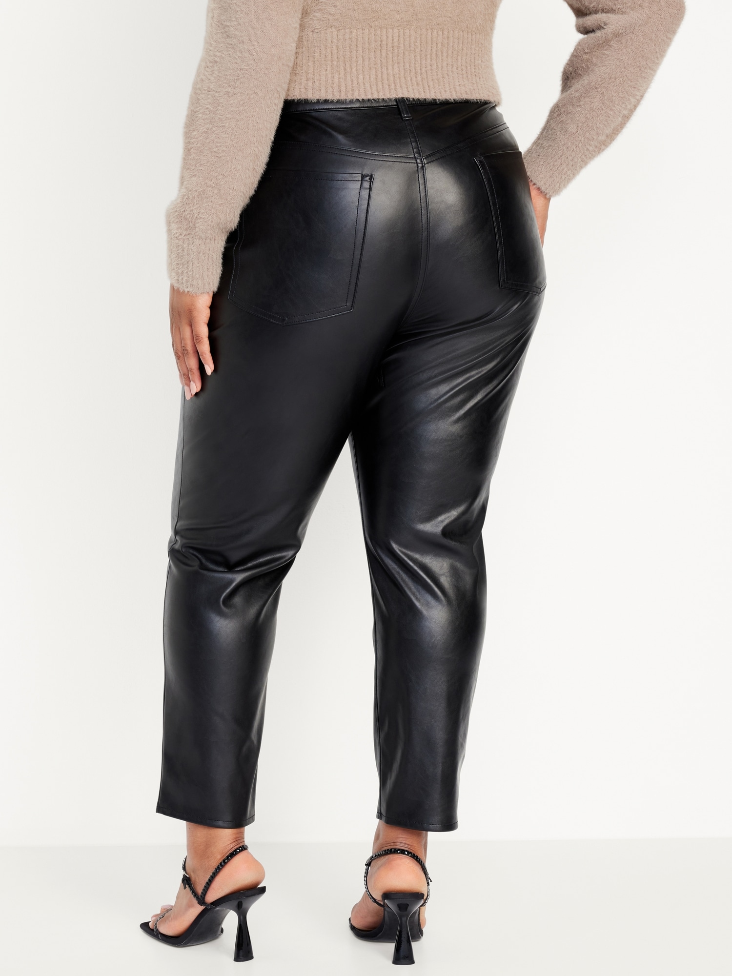 Faux Patent Leather Pants – Lane 201