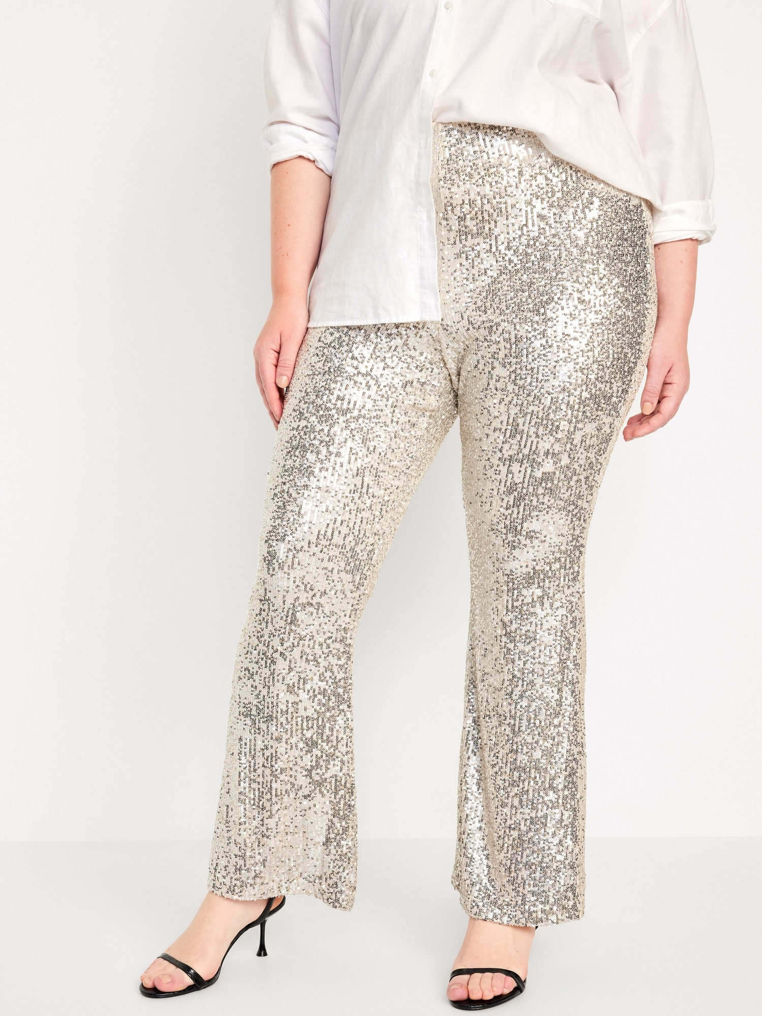 California Dreaming Silver Sequin Trousers – 12th Tribe