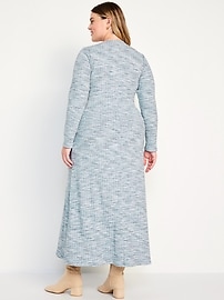 新品タグ付】Navona Ribbed Knit Flare Dress Fit & Flare Rib-Knit