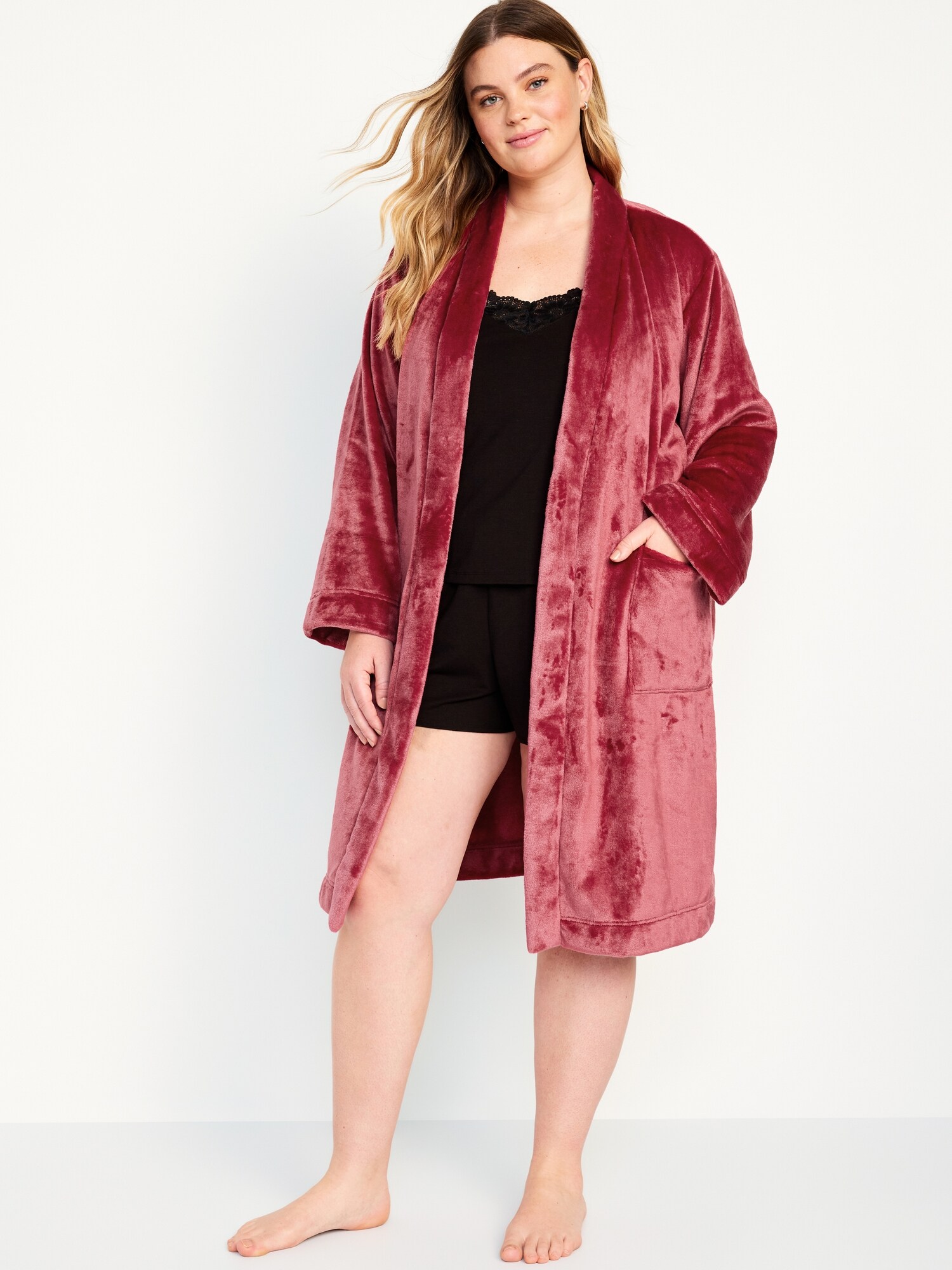 Sherpa TieBelt Robe Old Navy