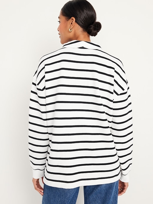 Oversized HalfZip Pullover Tunic for Women Old Navy