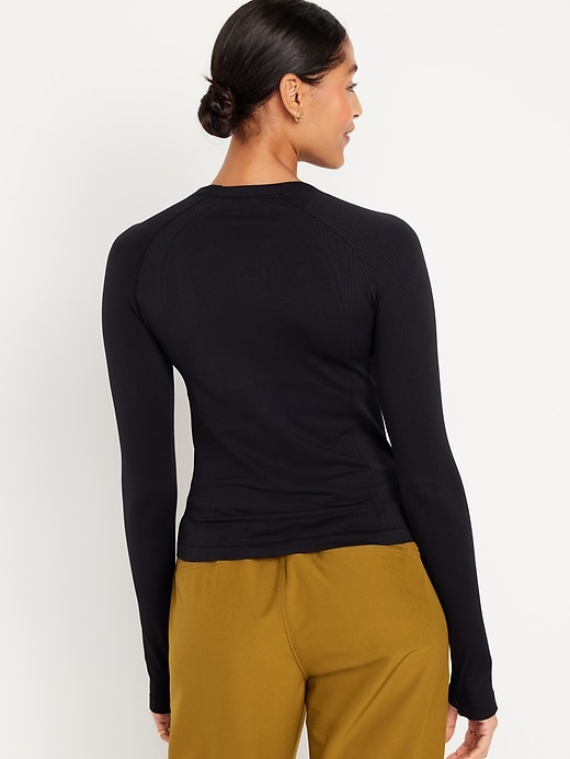 Image number 2 showing, Long-Sleeve Seamless Performance Top