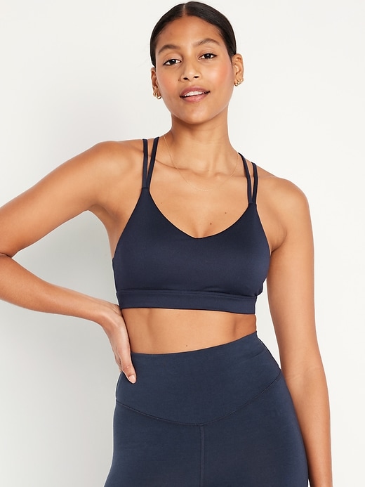 Image number 1 showing, Light Support Strappy Sports Bra