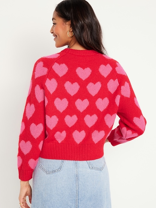 Image number 2 showing, Cropped Crew-Neck Sweater