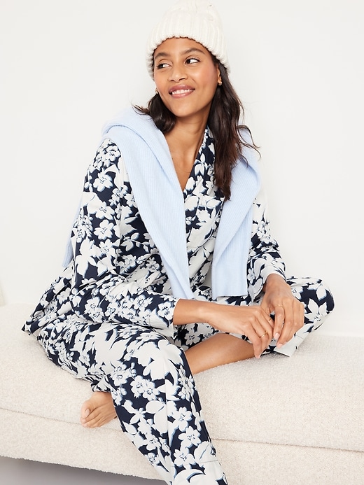 Oversized Poplin Pajama Set