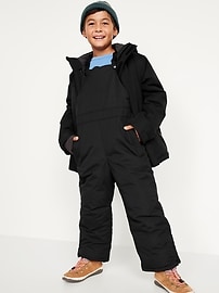 View large product image 3 of 5. Gender-Neutral Snow-Bib Overalls for Kids