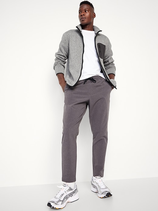 Image number 3 showing, Fleece-Knit Sherpa-Lined Zip Jacket