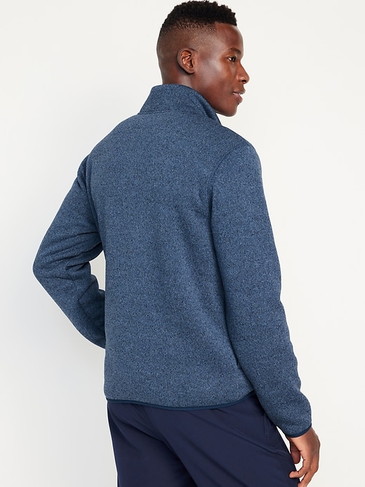 Image number 2 showing, Fleece-Knit Sherpa-Lined Zip Jacket