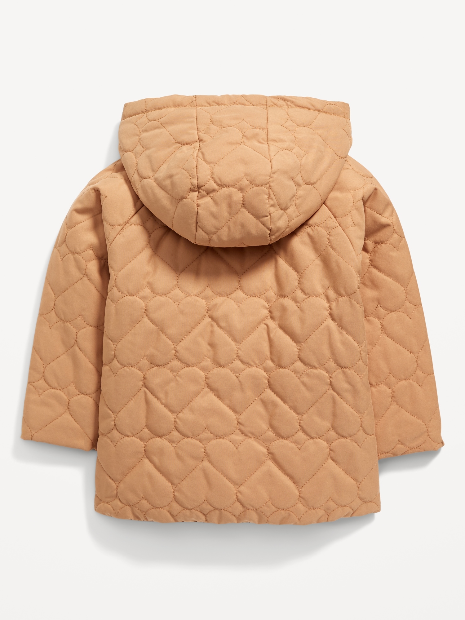 Quilted Heart SherpaTrim Hooded Jacket for Toddler Girls Old Navy