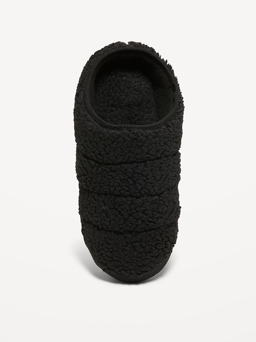 View large product image 2 of 4. Quilted Faux-Suede Slippers for Boys