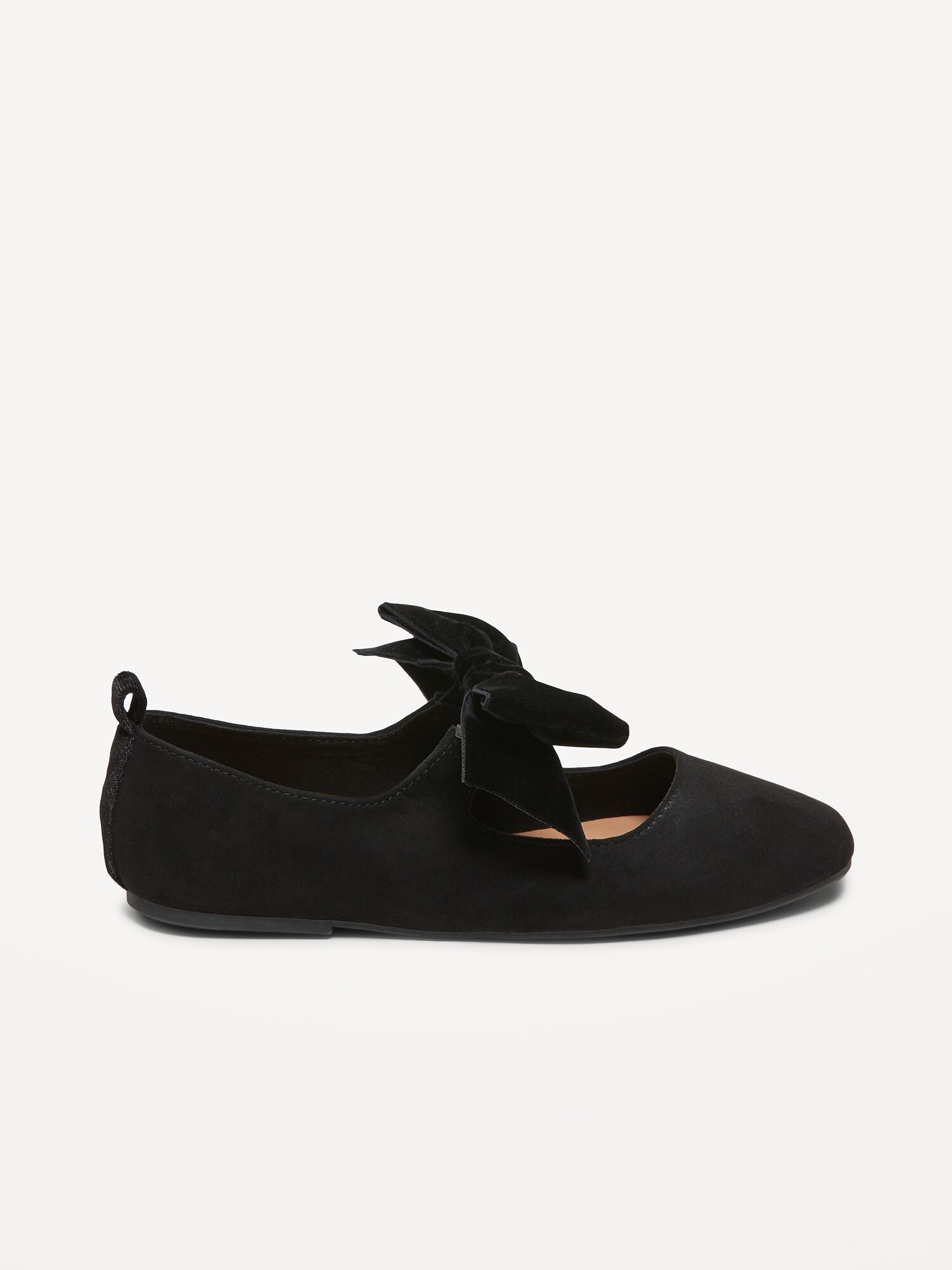 Faux Suede Bow Tie Ballet Flat Shoes For Girls Old Navy