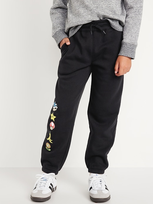 View large product image 1 of 4. Gender-Neutral Licensed Graphic Jogger Sweatpants for Kids