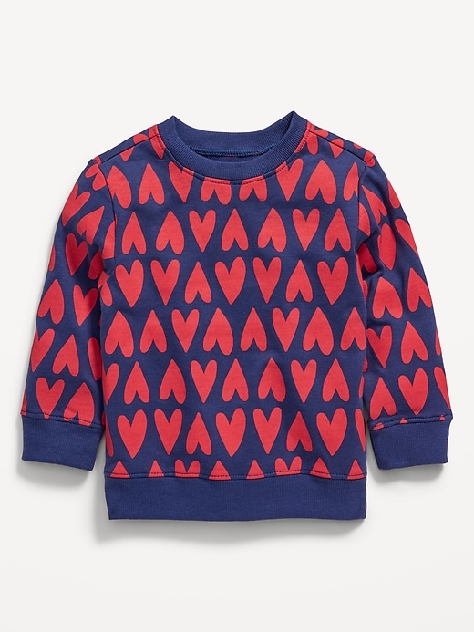 View large product image 1 of 1. Unisex Crew-Neck Valentine's Day Sweatshirt for Toddler