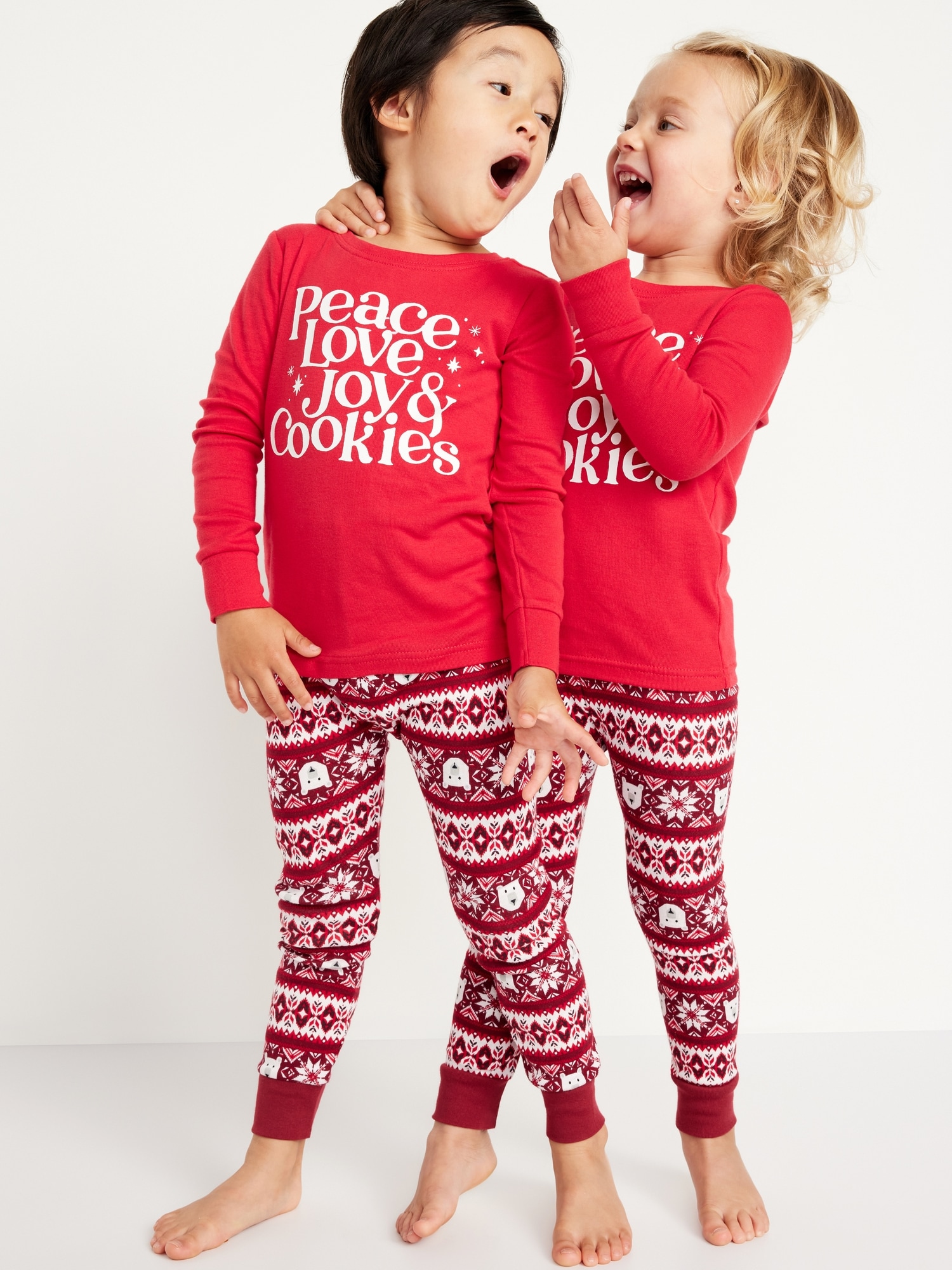 Old navy girls christmas pajamas hot sale