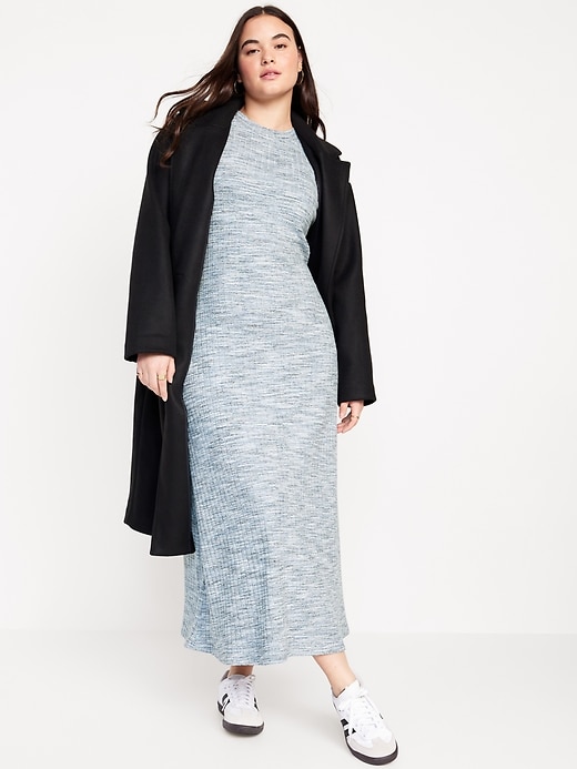 Image number 3 showing, Fit & Flare Rib-Knit Maxi Dress