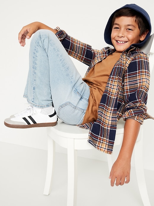 Image number 3 showing, Straight-Leg Built-In Flex Jeans for Boys