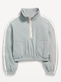 View large product image 3 of 4. Cozy Microfleece Pullover Hoodie for Girls