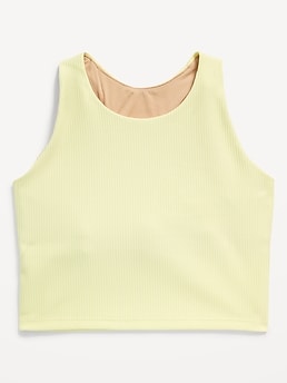 Old Navy PowerSoft Longline Sports Bra for Girls black - 647193262