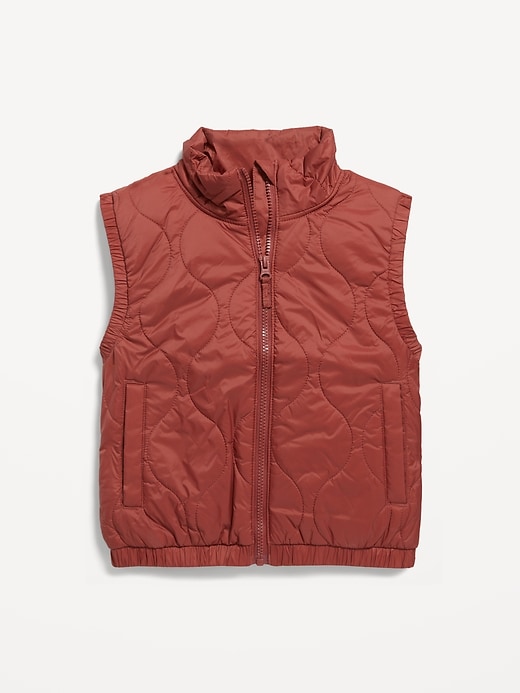 View large product image 2 of 3. Cropped Quilted Vest for Girls