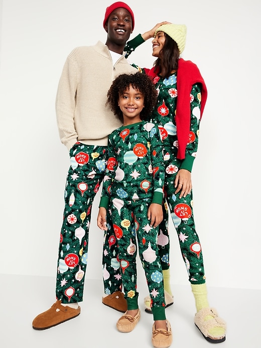 Image number 6 showing, Matching Printed Flannel Jogger Pajama Pants