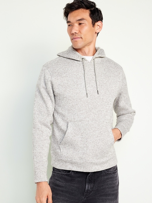 Image number 1 showing, Fleece-Knit Pullover Hoodie