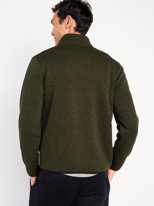 Image number 8 showing, Fleece-Knit Sherpa-Lined Zip Jacket