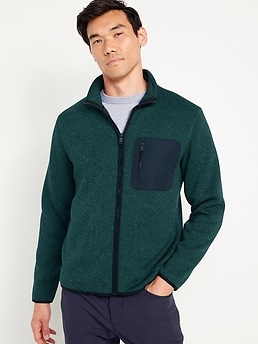 Old navy fleece jacket men's sale