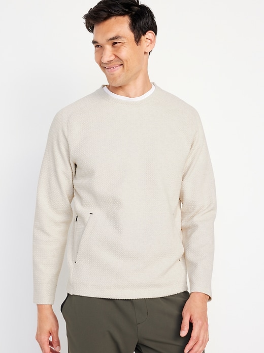 Image number 1 showing, Dynamic Fleece Textured Sweatshirt