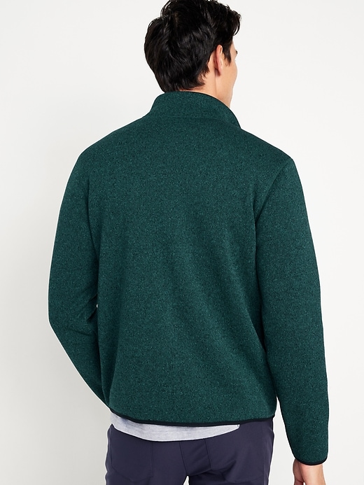 Image number 8 showing, Fleece-Knit Sherpa-Lined Zip Jacket