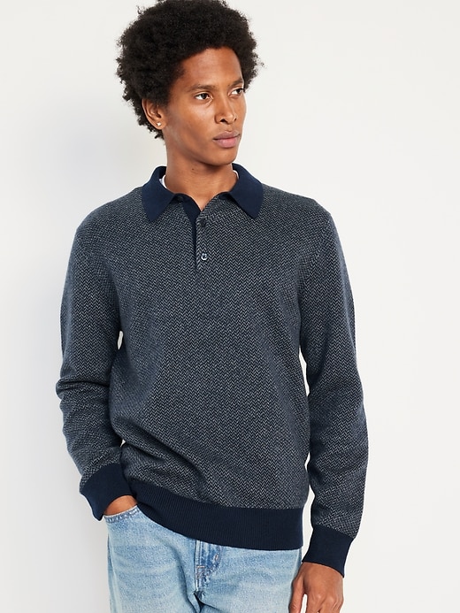 Image number 1 showing, Polo Pullover Sweater