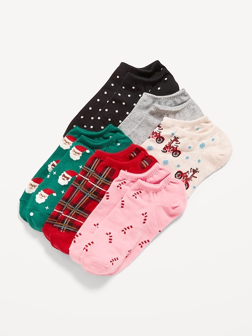 View large product image 1 of 1. Novelty Ankle Socks 6-Pack for Women