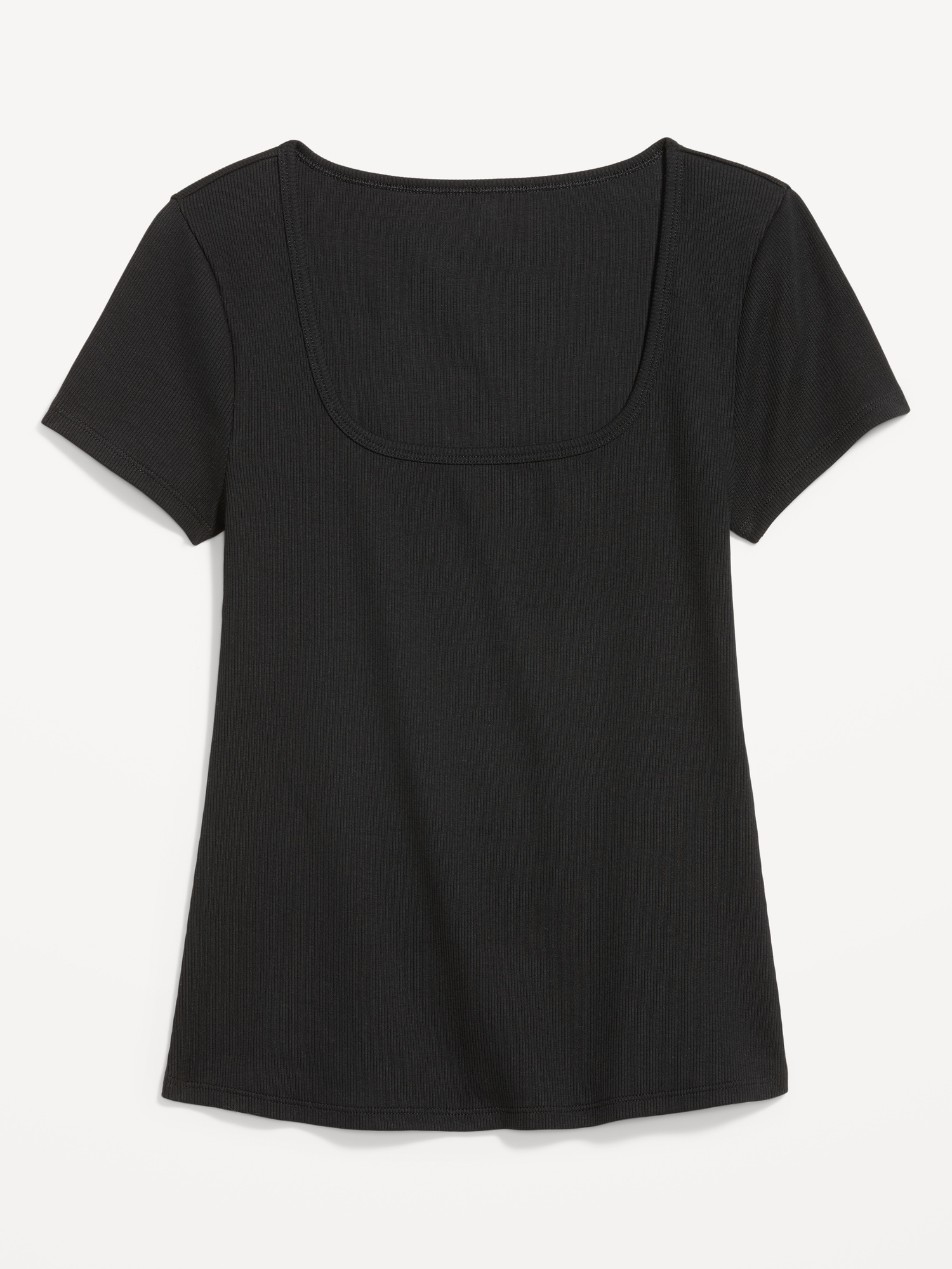 Fitted Square-Neck T-Shirt | Old Navy