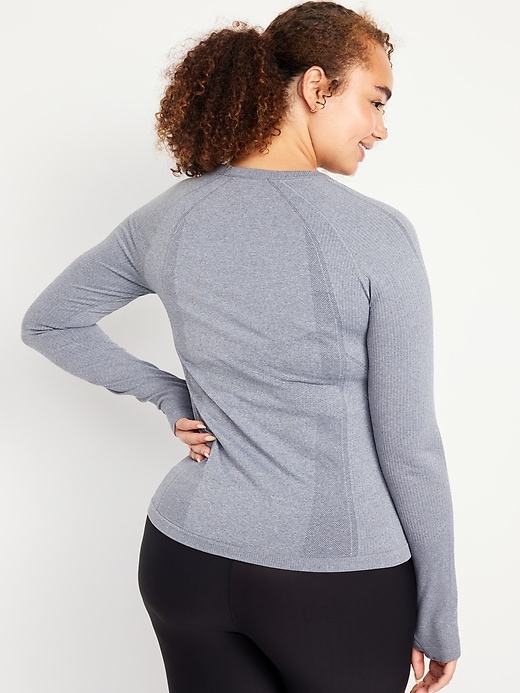 Image number 6 showing, Long-Sleeve Seamless Performance Top