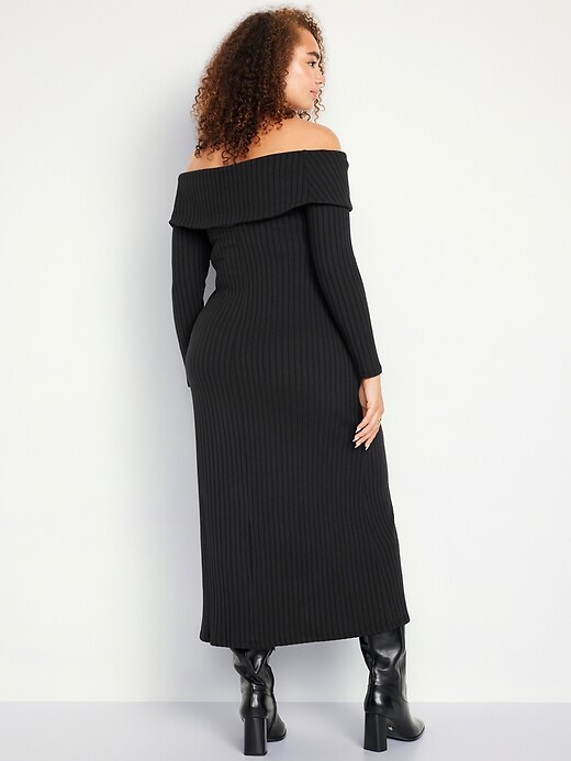 Off-Shoulder Rib-Knit Maxi Dress | Old Navy Off-Shoulder Rib-Knit Maxi Dress | Old Navy