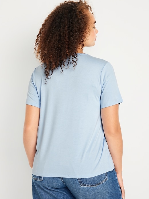 Image number 6 showing, Luxe V-Neck T-Shirt