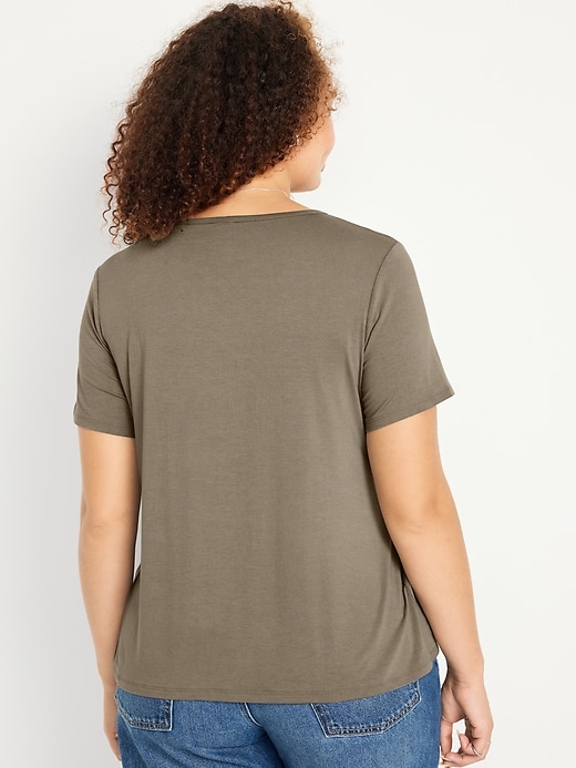 Image number 6 showing, Luxe Crew-Neck T-Shirt