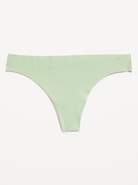 View large product image 3 of 7. Low-Rise Soft-Knit No-Show Thong Underwear